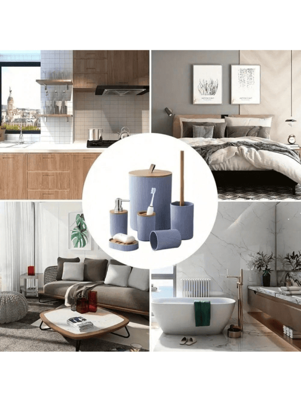 Se 6 piezas de accesorios de baño QUIERODECO