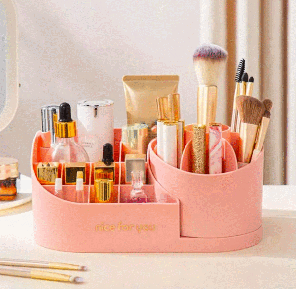 Organizador de cosmeticos giratorio